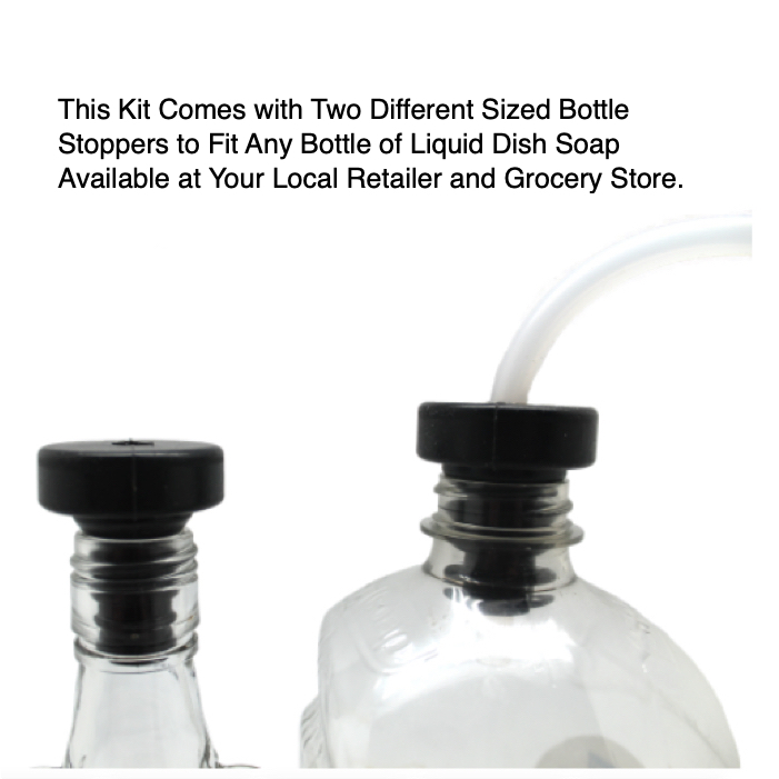 2020 DIY Soap Dispenser Pump & 47" Extension Tube Kit Fits Kitchen Sink Dishing 